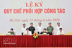 Top legislator witnesses signing of coordination regulations in defense, security, foreign affairs